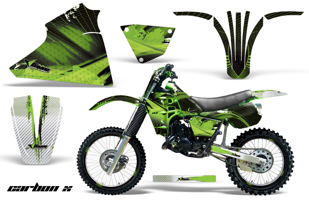 Kawasaki KX125 1983-1985 Graphics Kit Decal Carbonx G NPs